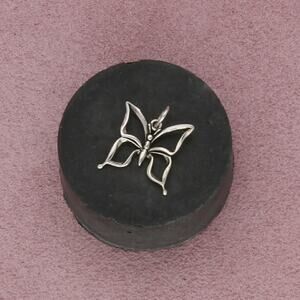 sterling silver vintage spring butterfly charm pendant